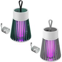 MozzGuard 2025 – Lampe Anti-Moustiques Extérieure Rechargeable USB, Imperméable IPX6, Batterie Portable 3 Modes Pour Jardin, Camping, Terrasse Et Intérieur (Vert)
