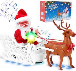 Automate Père Noël Musical 40 Cm - Occasion Très Bon état (mais En Panne) - Dans Sa Boîte