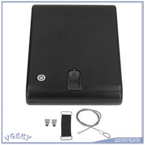 Coffre-fort à empreintes digitales pour arme de poing monté pour table de nuit, bureau, côté du lit, mur, camion - Coffre-fort automatique à ouverture cachée pour pistolet - avec empreinte digitale