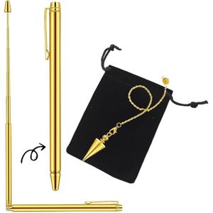 2 Baguettes De Sourcier En Cuivre Outil De Divination Portable Pour Détection D'Eau - Lot De 2