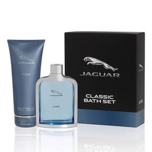 COFFRET CADEAU PARFUM Jaguar Coffret Classic Blue Bath Set EDT 100ml + G