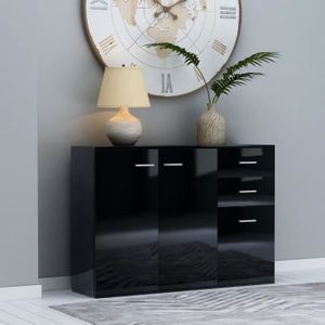 Armoire Buffet Contemporain Luna Achat Vente Pas Cher