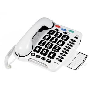 Téléphone fixe senior TMax 20 Alcatel Grosses touches Garantie 2 ans