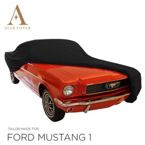 Cuir Housses De Siège Voiture pour Ford Mustang/Mustang GT/Mustang MACH 1  3-Doors, Imperméable Respirant Housse Siege Avant et Arrière Ensemble