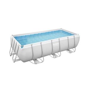 PISCINE HAWI - Kit piscine rectangulaire hors sol 4,04 x 2,01 x 1 m