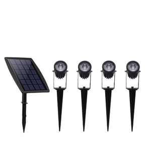 BALISE - BORNE SOLAIRE  Projecteurs solaires EZIlight® Solar multi spot - EZILIGHT - Détecteur de mouvements 54 Leds - Waterproof - Noir