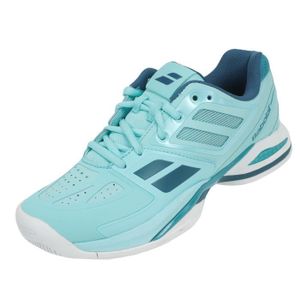 Babolat Chaussures Fille Pulsion All Court Junior Blanc/Rose/Vert PE 2021 