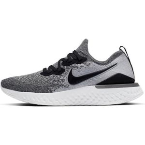 BASKET Basket Nike - EPIC REACT FLYKNIT 2 - Femme - Gris 