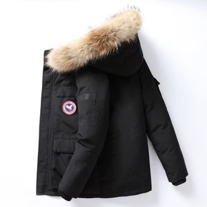 DOUDOUNE FUNMOON Doudoune Hommes Casual Capuche Hiver Luxe 