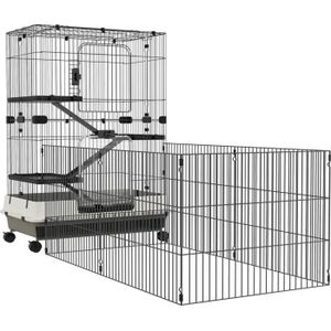 Meuble Cage Chien Intérieur Bois: Caisse XXL Grande Taille en Métal pour  Gros Chien avec 3 Porte et Plateau Amovible - Cages pour Chiens Maison Noir  107x71x81cm : : Animalerie