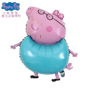 Décorations d'anniversaire 2 ans,Peppa Pig Ballons d'anniversaire en forme  de cartoon,Ballons d'hélium Rose Pig pour enfants D[502] - Cdiscount Maison