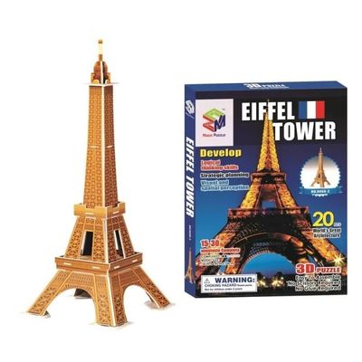 Puzzle 3D avec LED - La Tour Eiffel - Difficulté 6/6 - 85 pièces -  Cdiscount Jeux - Jouets