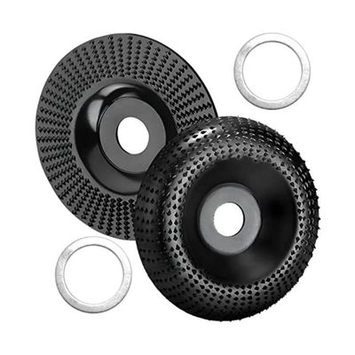 Disques Abrasifs Pour Bois - Lot De 2 Pour Meuleuse D'angle 125 Mm - Pour Sculpture, Ponçage, Façonnage