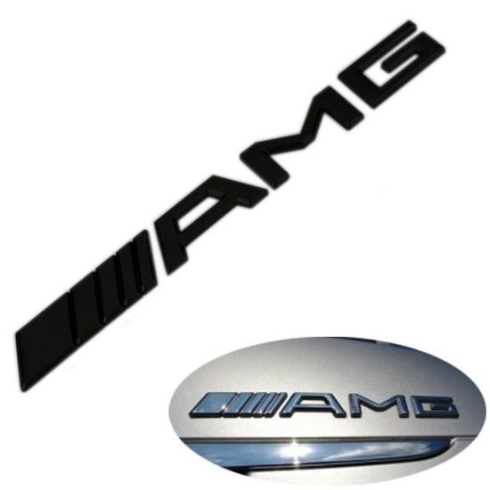 Emblème de coffre logo AMG Noir pour Mercedes-Benz - Euro Racing Parts