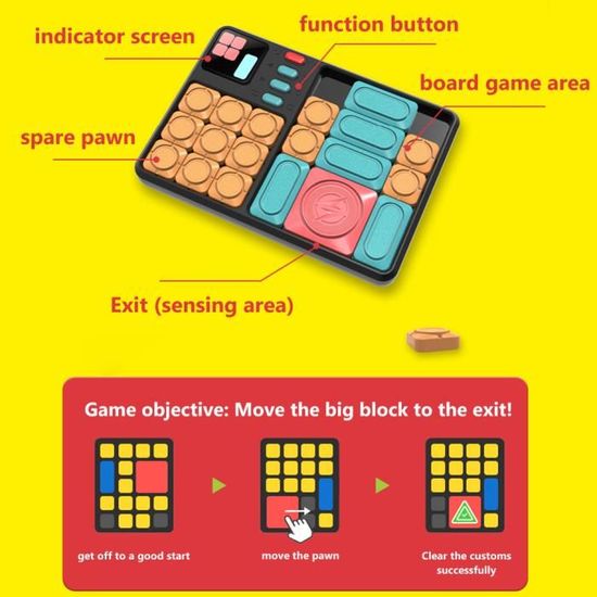 Casse-tête GiiKER Super Slide Puzzle - Plus de 500 défis originaux pour