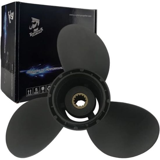Hélice Hors-bord Mercury 15 Cannelures - 4 Pales - Diamètre 13.4 X Pas 15 - Moyeu Interchangeable - Pour Moteurs 70-140 CV - 8