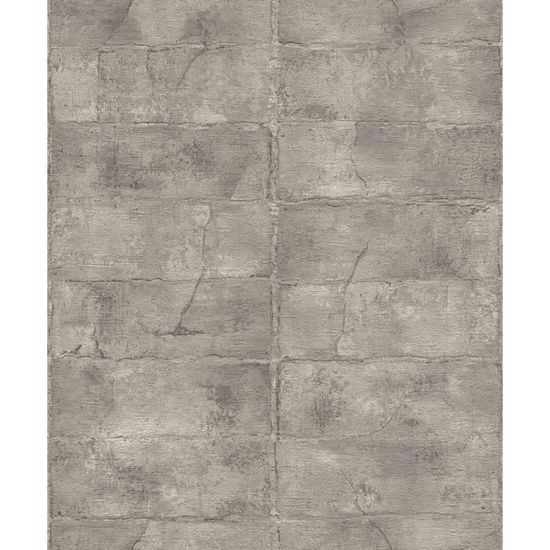 Rasch Papier Peint Non Tissé Mat Gris Clair Avec Aspect Béton Et