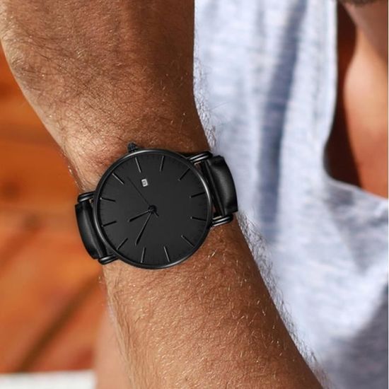 Montre hot sale homme minimaliste