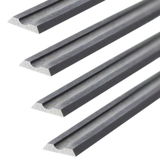 4 Lames Raboteuse Acier Rapide Pour Bosch PHO 20-82 - 82x5.5x1.1mm, Réversibles