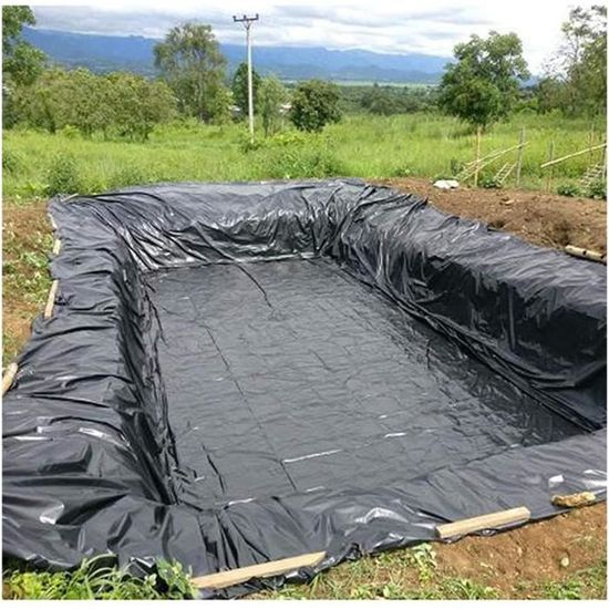Bâche bassin - 5X5m - PVC - Membrane Imperméable Réservoir Étang  Pisciculture - Cdiscount Jardin