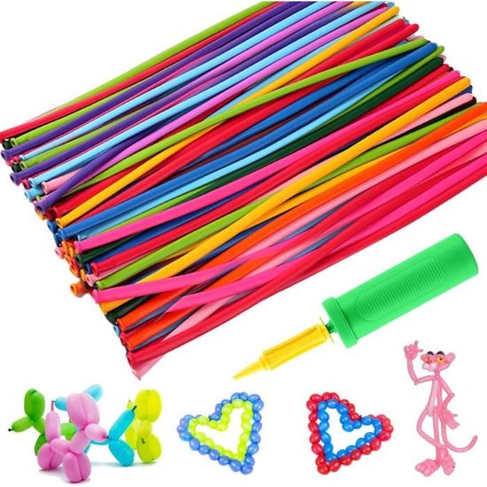 Lot 24 Punch Balloons – Ballons De Frappe Avec Élastiques – Haute Élasticité – Décoration Anniversaire, Mariage, Baby Shower