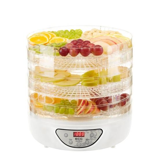 ECG SO 570 - Déshydrateur de fruits - 5 niveaux - écran LED - minuterie