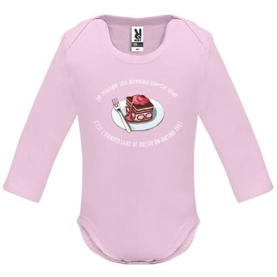 Body Bebe Manche Longue Bebe Fille Rose Je Mange Du Gateau Fond Noir Rose Cdiscount Pret A Porter Body Bebe Manche Longue Bebe Fille Rose Je Mange Du Gateau Fond Noir Rose Cdiscount Pret A Porter