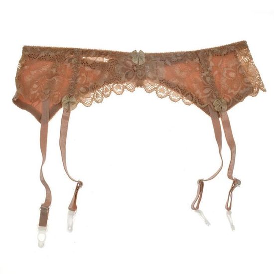 Portejarretelle,Portejarretelles en dentelle à double boutonnage pour femmes,portejarretelles
