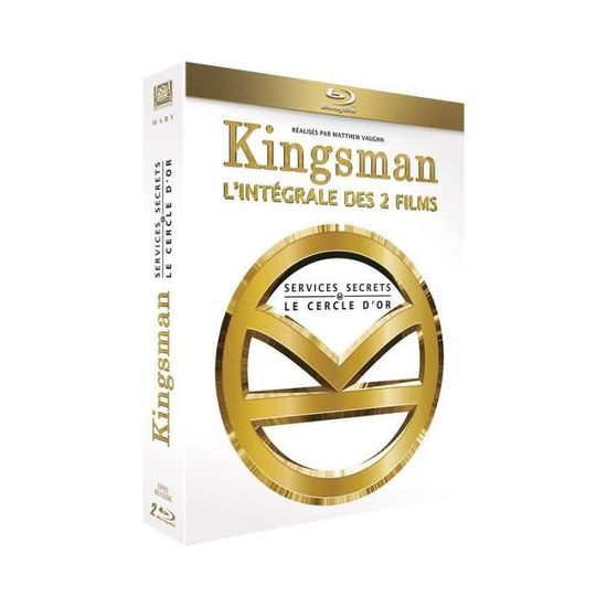 Coffret Kingsman 2 Films : Services Secrets ; Le Cercle D'or [Blu-Ray]