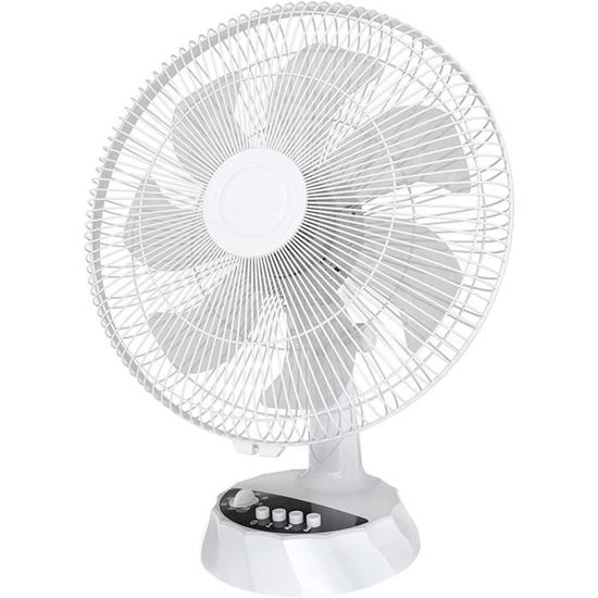 VENTILATEUR DE TABLE - DIAMETRE 30 CM - 40 W - BLANC Comparer les prix de VENTIL
