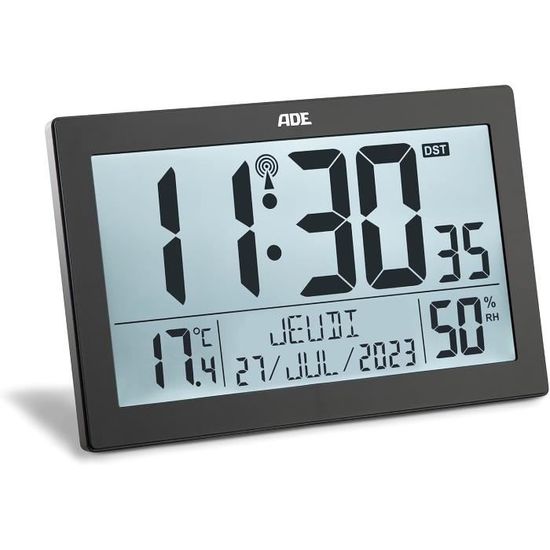 TFA Dostmann Contour Design 60.3536.14 Horloge Murale Radio-pilotée