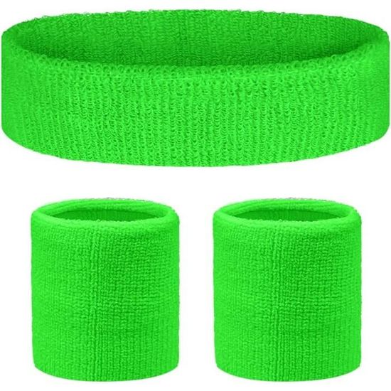 Lot De 6 Bracelets Anti-transpiration éponge Pour Tennis / Musculation - H&S Alliance - Neuf