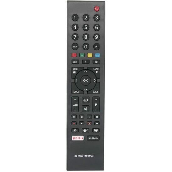 Mando A Distancia Compatible TS1187R, TS 1187 R, GRUNDIG SMART LCD TV Rc3214801 02 Tp7 Ts1187r 1 Vestel Netflix Taste