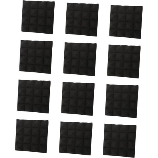 4 Pcs Coton Insonorisant Haut-Parleur Voiture 19,5x14,5x2,5 Cm - Bloqueur De Basses Universel