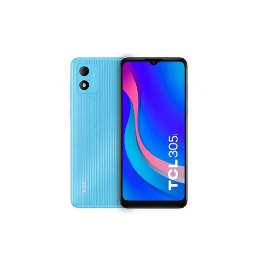 Cover Portafoglio TCL 30 XE 5G Blu con Zip e Slot Carte di Credito