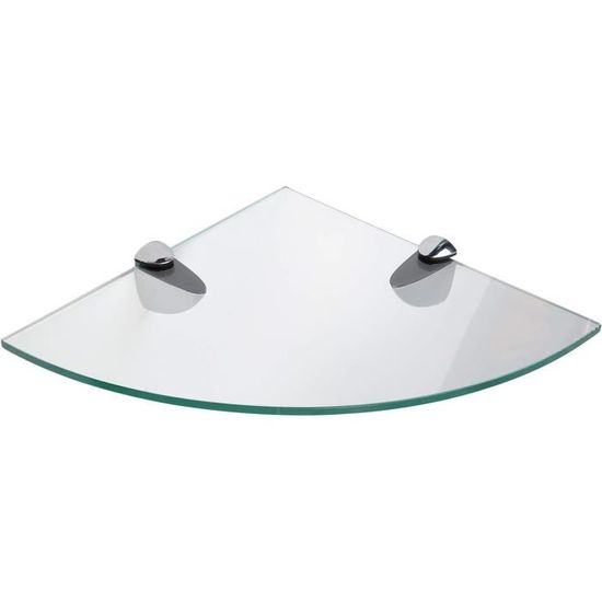 Sayayo Étagère d'angle en Verre trempé pour étagère de Salle de Bain de Sayayo Étagère d'angle en Verre trempé pour étagère de Salle de Bain de