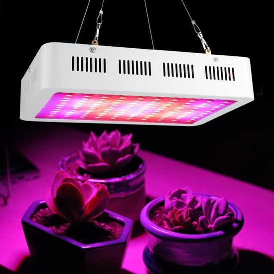 1000W Plant Grow Light Hydroponics Vegs Lampe Panneau Floraison Full Spectrum 100 LED Eclairage Horticole VGEBY0