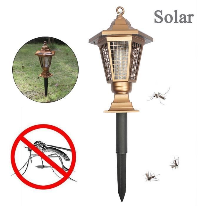 Énergie solaire LED Light Pest Bug Bug Zapper Insect Mosquito Killer Lamp Garden Light FLL90430672_721