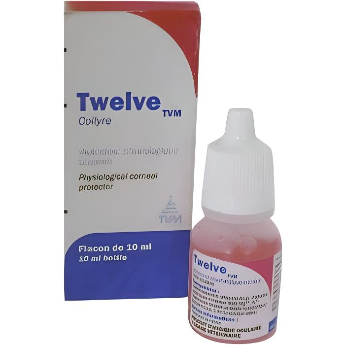 Twelve collyre soin des yeux pour chiens