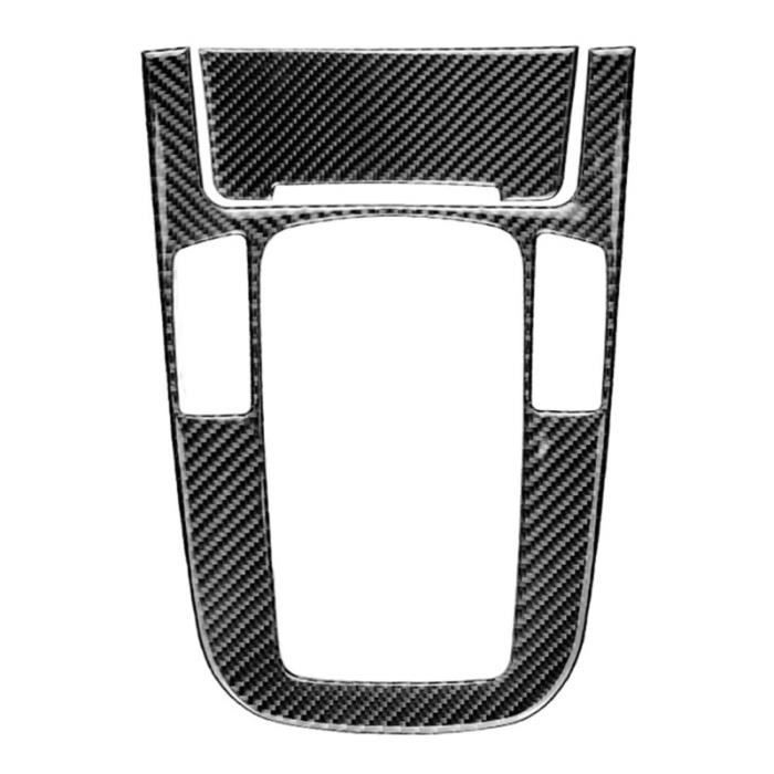 1PC automobile décoratif style Durable en Fiber de carbone panneau de changement de vitesse BEQUILLE CENTRALE - BEQUILLE LATERALE