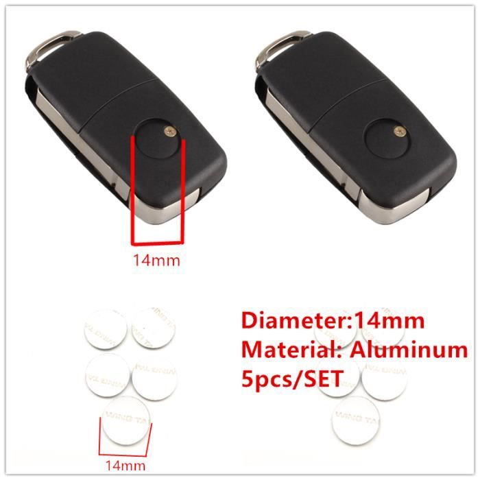 5 pièces 14mm voiture clé autocollant emblème Logo pour Volkswagen VW Golf 7 6 MK7 MK2 nouveau Pol - Modèle: Peugeot - ANQCCTB04990