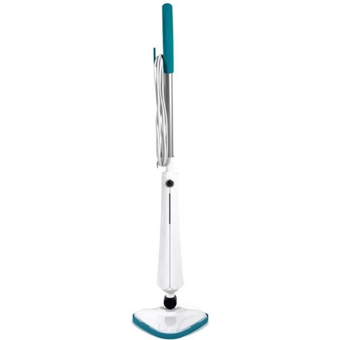 Nettoyeur vapeur triangulaire pour sols durs et tapis Beldray BEL0636, 1 300 W, turquoise