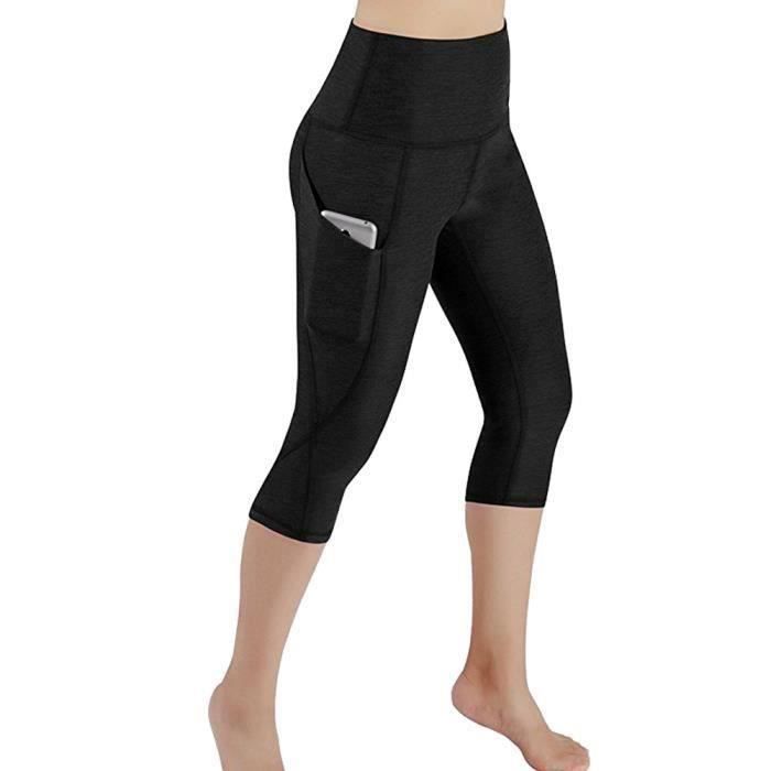 Femmes Workout Out Leggings De Poche Fitness Sports Gym Courir Yoga Athletic Pantalon LNP80528364BK Noir rww1372 His86702