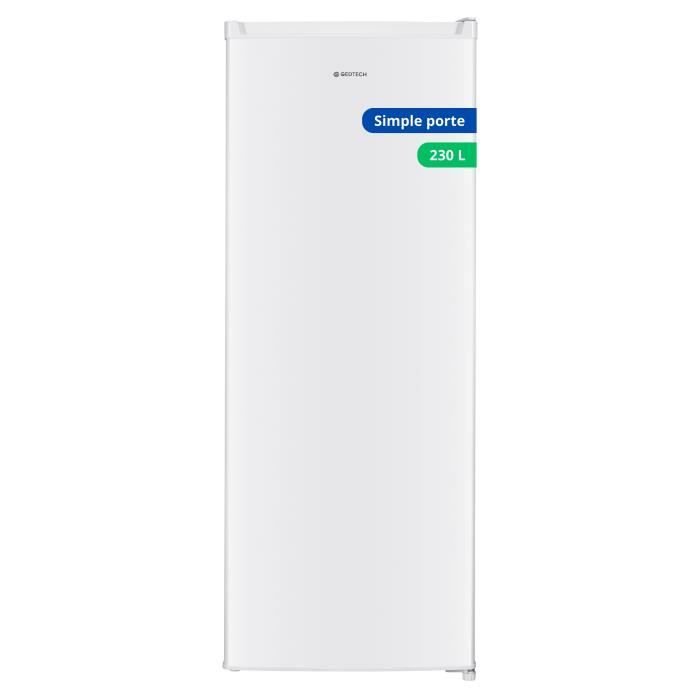 GEDTECH™ Réfrigerateur armoire GSP230WH 230L Blanc
