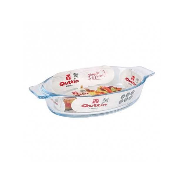 Quttin - Plat à Gratin Quttin verre Ovale (400 cc)