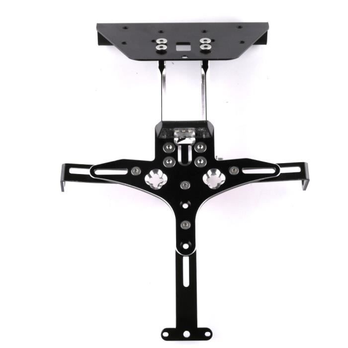 Décoration Véhicule,Kit de support d'enregistrement pour moto Scooter, accessoires pour KYMCO AK550 AK 550, 2017, - Type Black