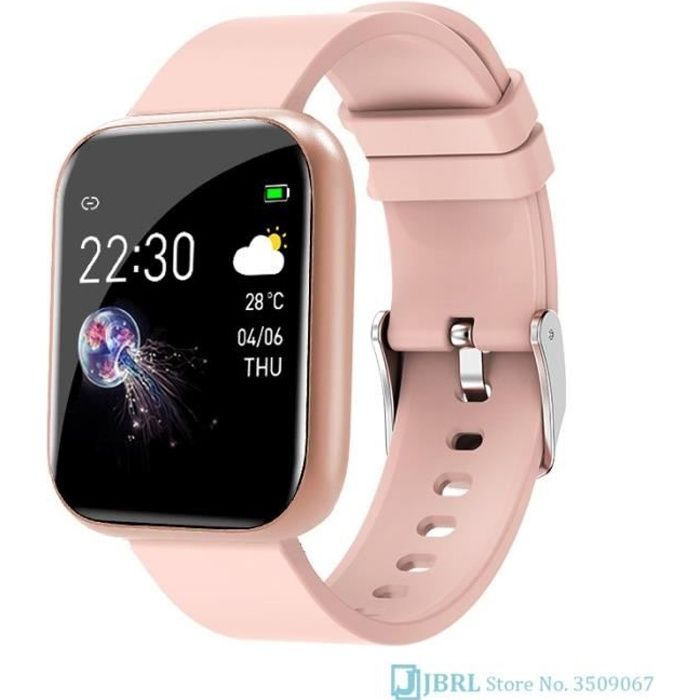 Montre connectée,Enfants montre intelligente filles garçons Smartwatch électronique Bluetooth horloge intelligente - Type I5S pink