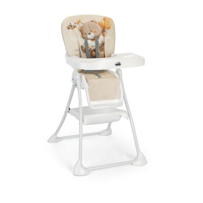 Cam - Chaise haute MINI PLUS col. 240 - Teddy avec couronne