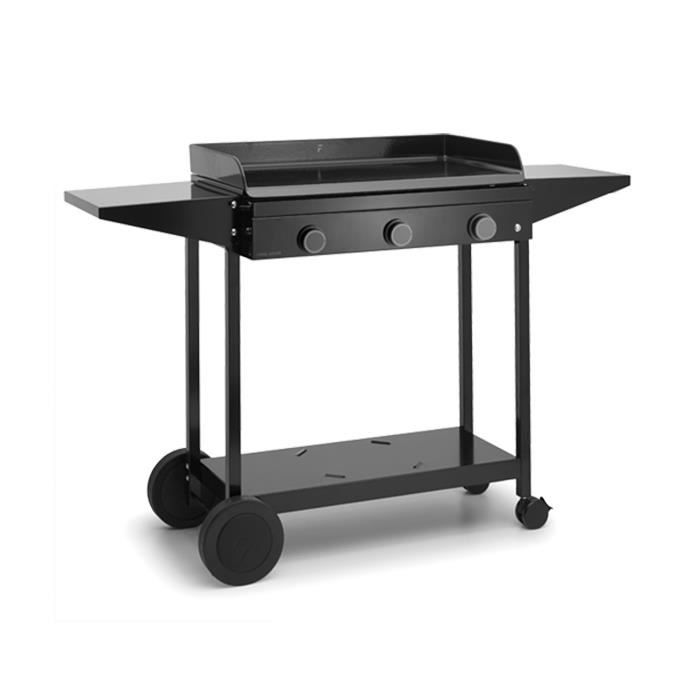 Chariot ouvert pour plancha Forge Adour ORIGIN 75 Acier Noir