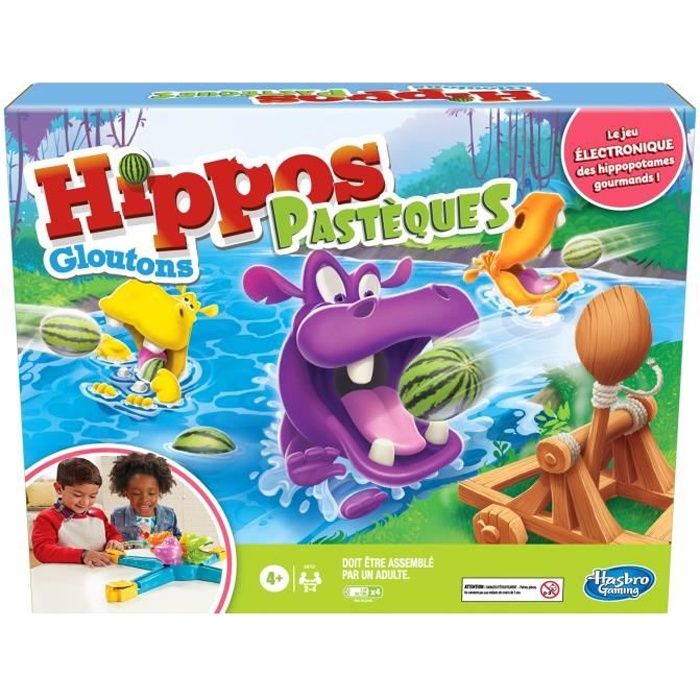 HIPPOS GLOUTONS -Pastèques - Jeu pour enfants dès 4 ans